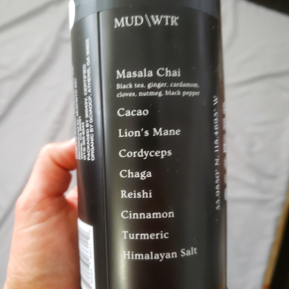 Mud water, dented can, sealed